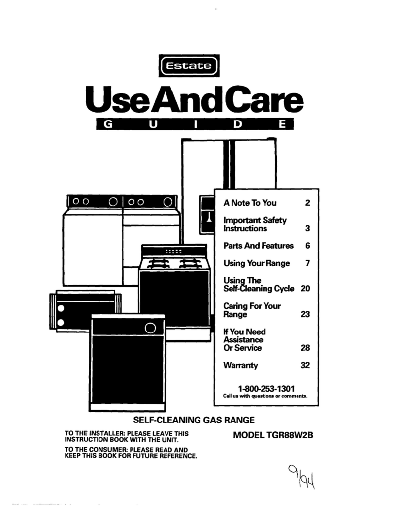 Whirlpool TGR88W2B Use and care