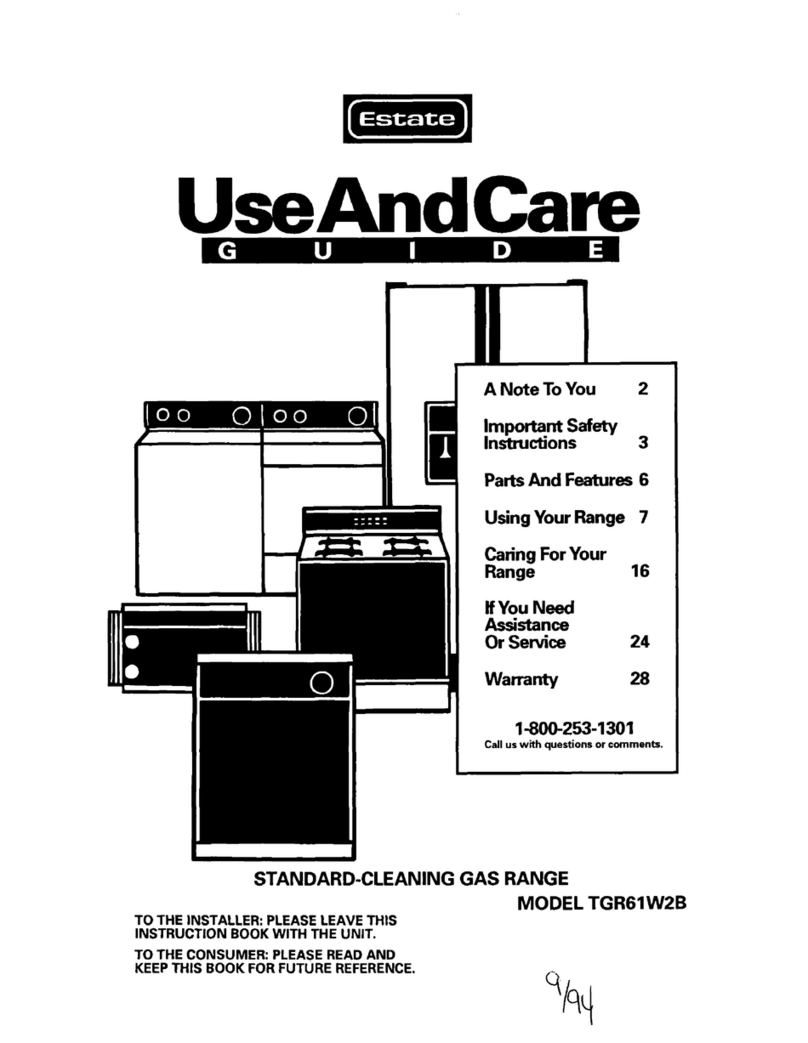 Whirlpool TGR61W2B Use and care