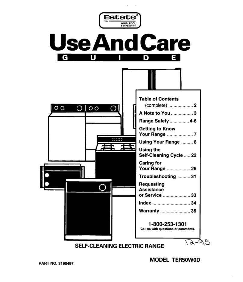Whirlpool TER50W0D Use and care