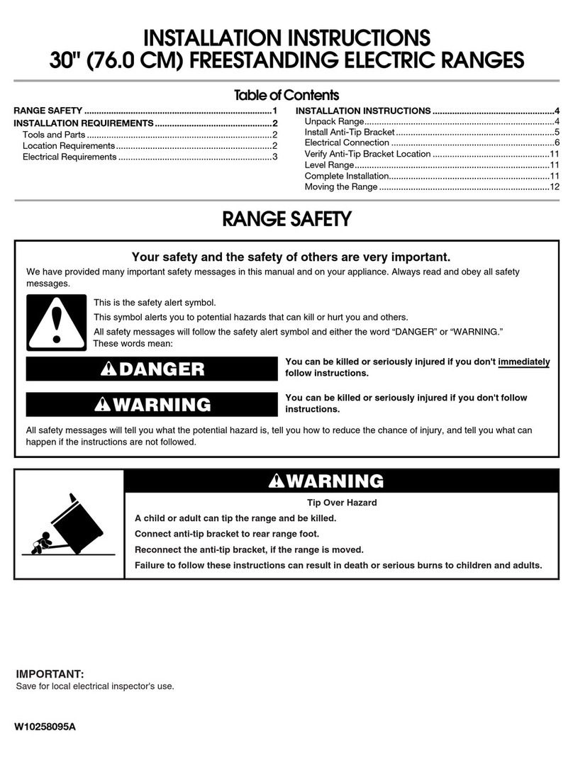Whirlpool W10258095A installation instructions