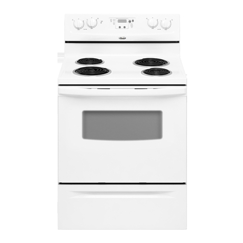 Whirlpool RF114PXSB - 30" STANDARD CLEAN User instructions
