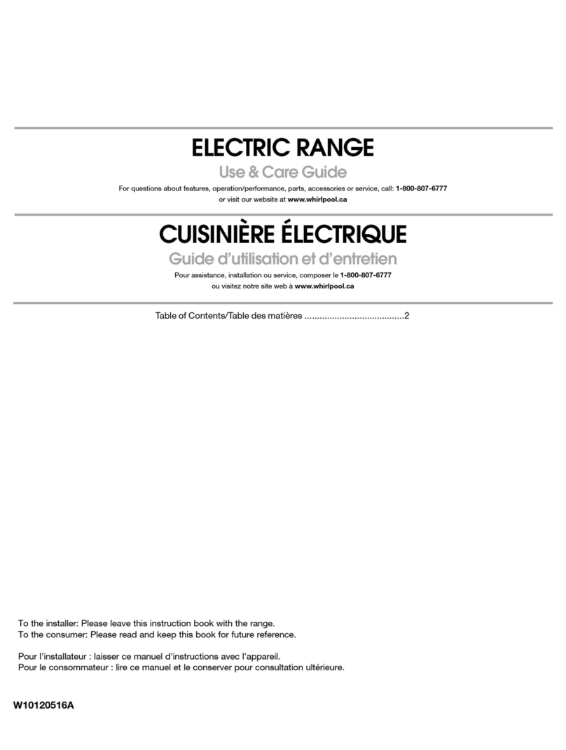 Whirlpool W10120516A Use and care guide