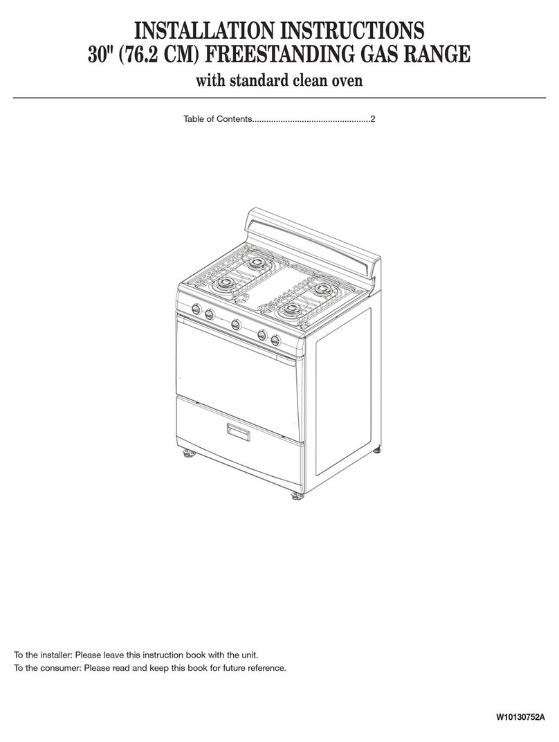 Whirlpool W10130752A installation instructions Whirlpool W10130752A installation instructions