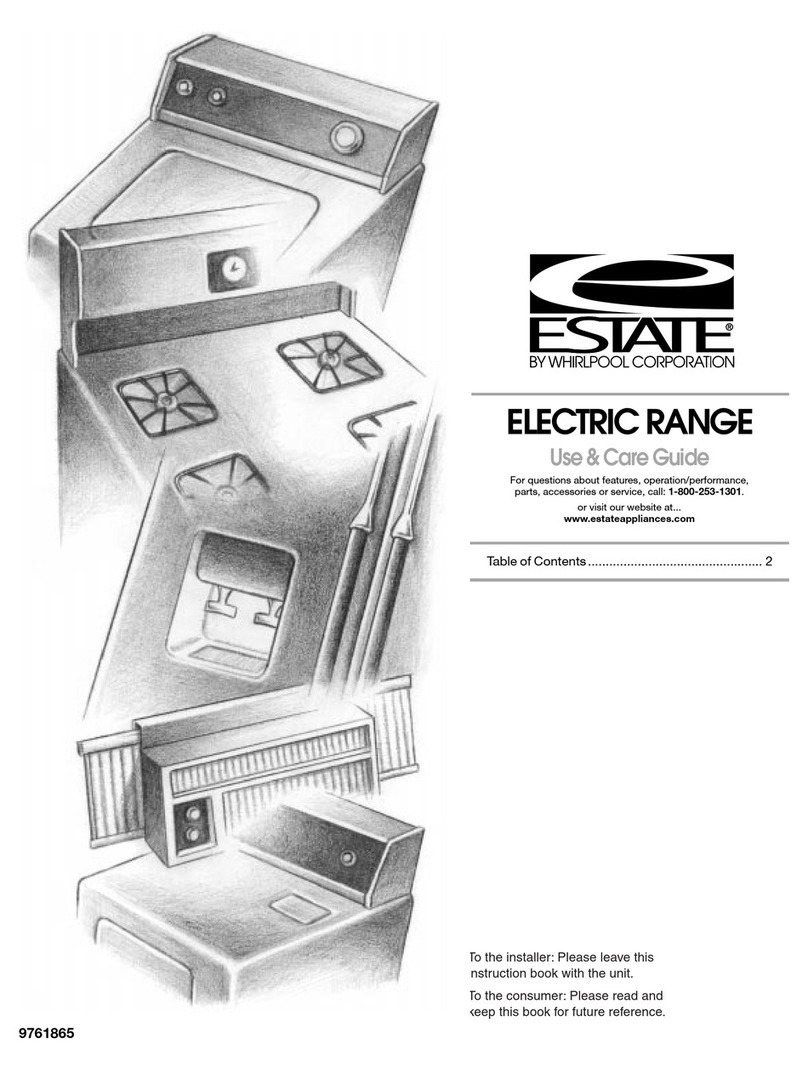 Whirlpool TEP315KW1 User manual