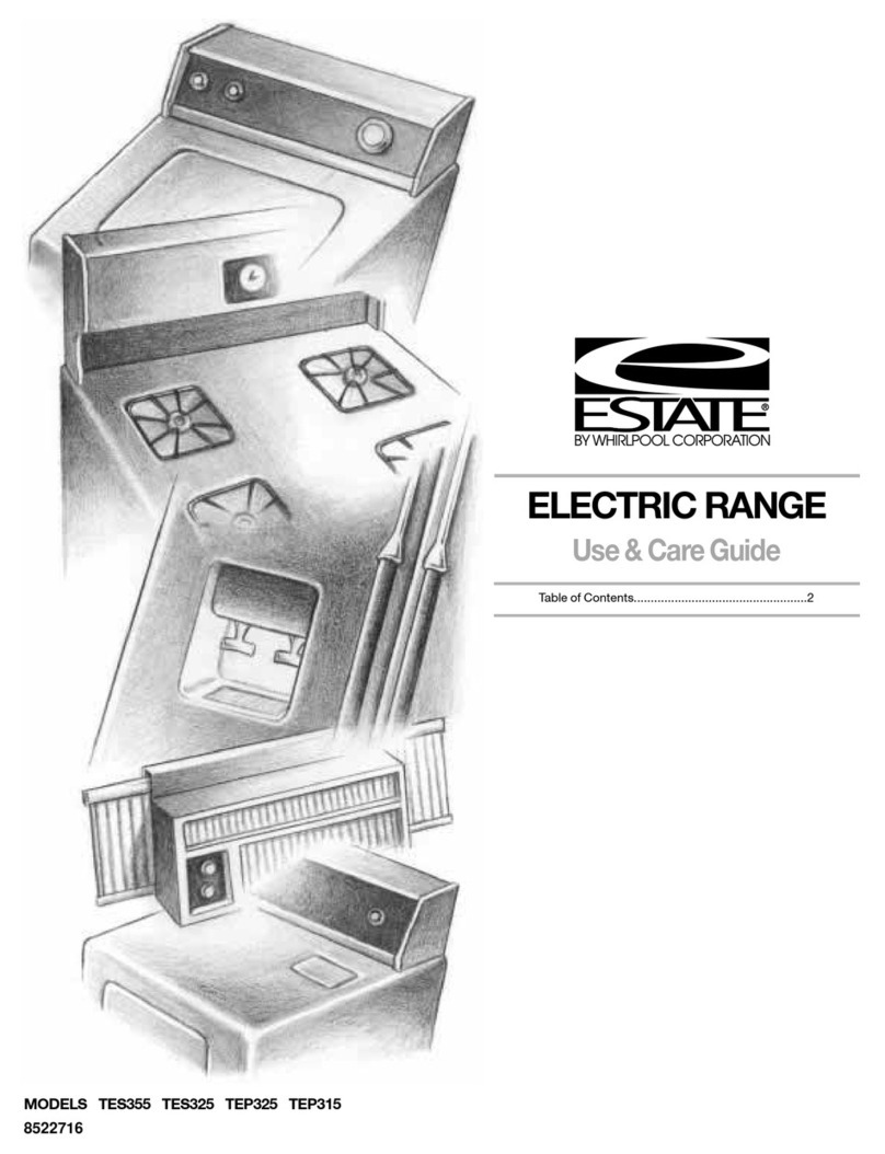 Whirlpool TEP315 Use and care guide