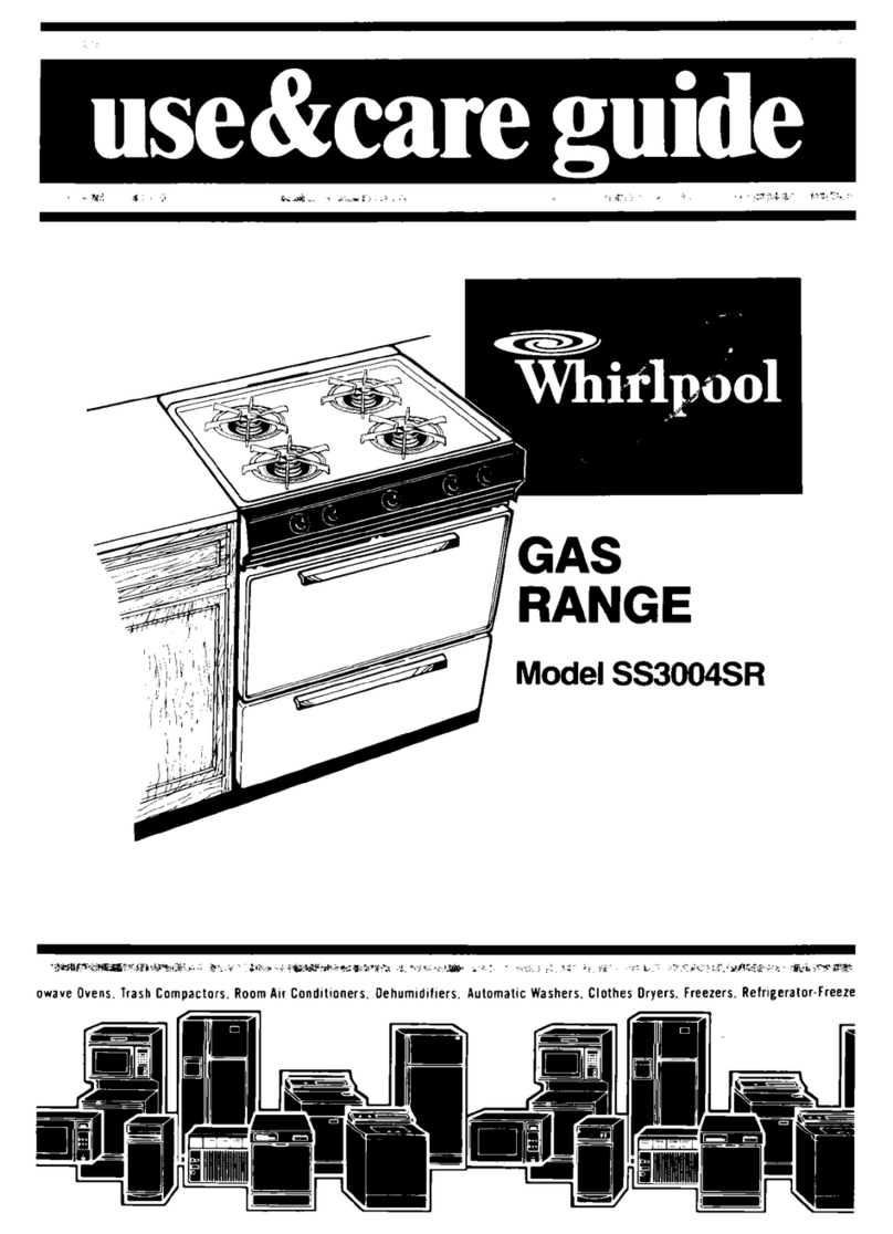 Whirlpool SS3004SR Use & care guide