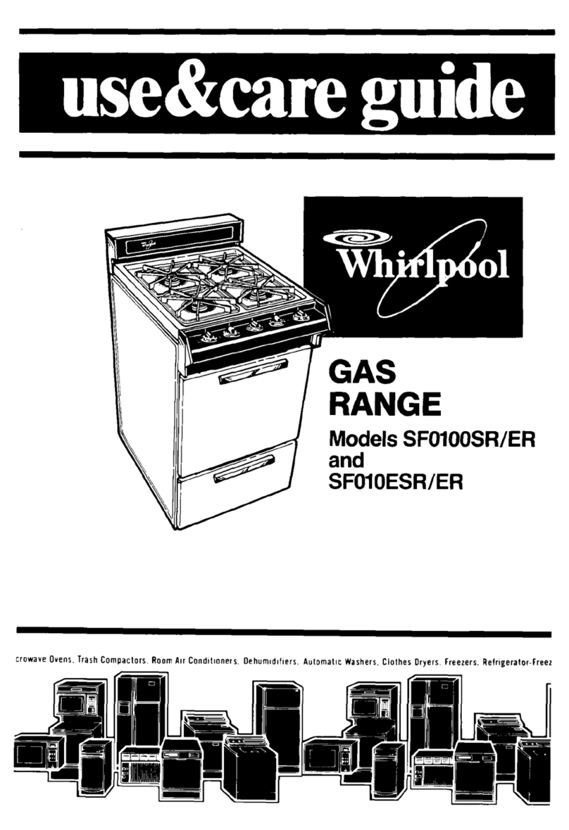 Whirlpool SFOlOESR/ER User manual
