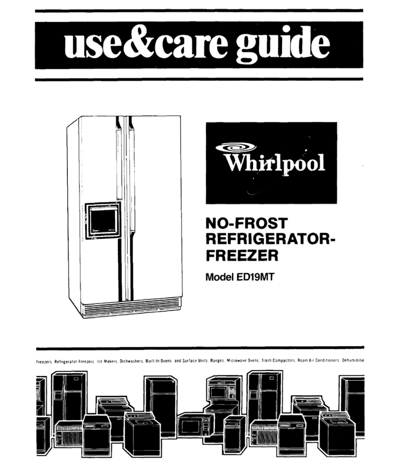 Whirlpool ED19MT Use & care guide