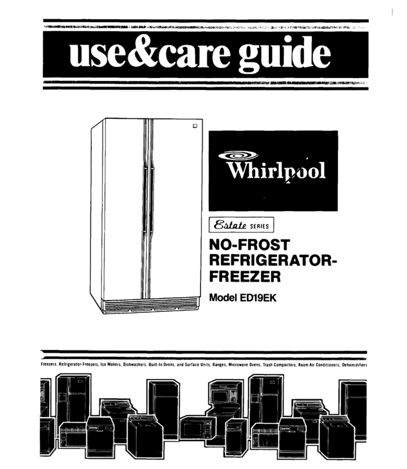 Whirlpool ED19EK Use & care guide
