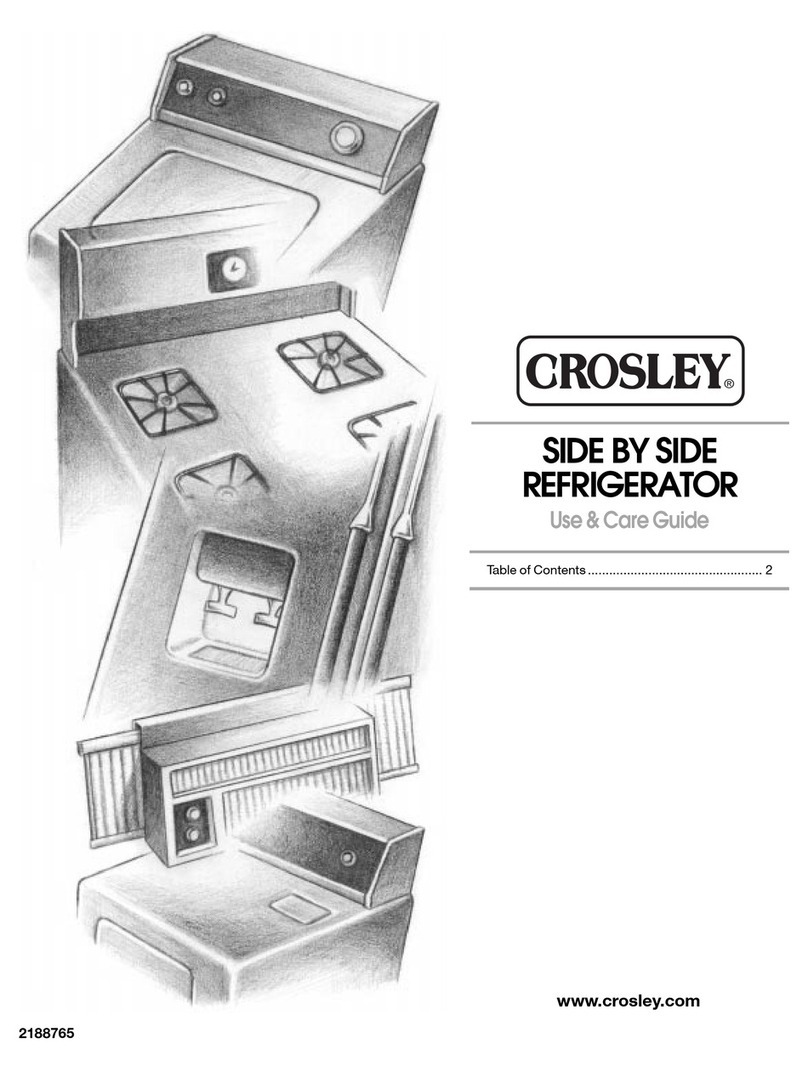 Whirlpool CS20TKXNQ00 Refrigerator use & care guide