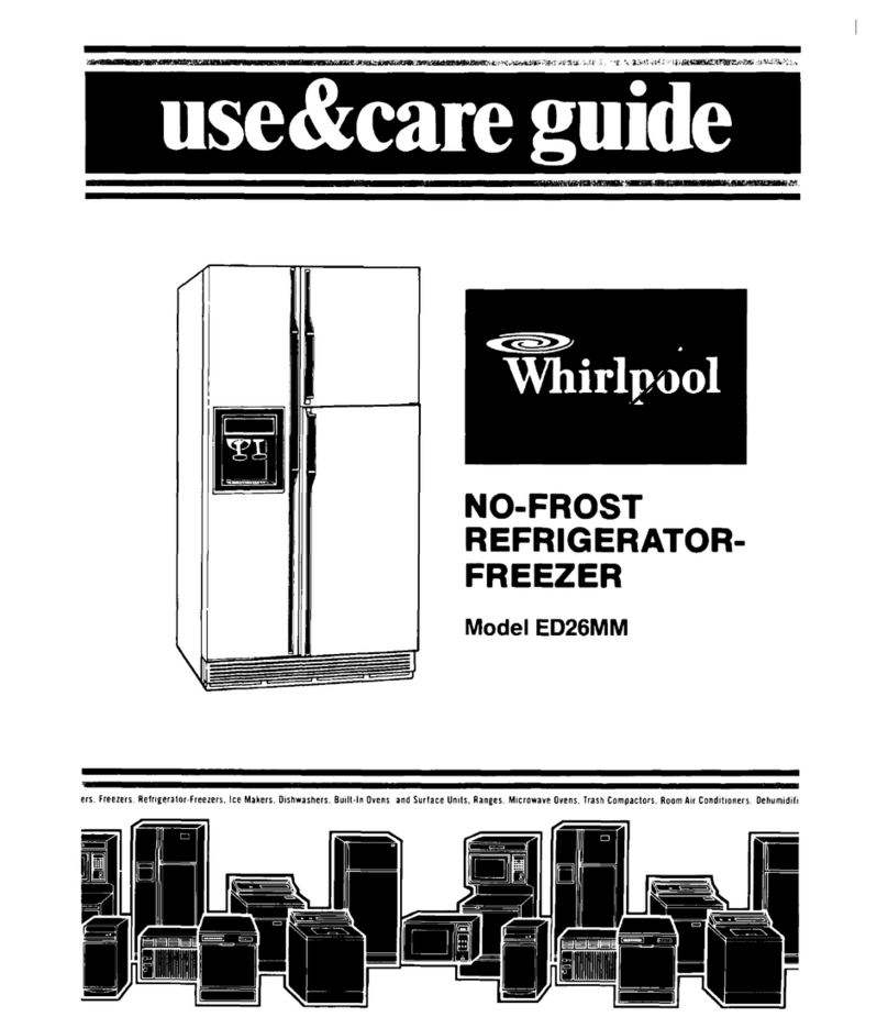 Whirlpool ED26MM Use and care guide