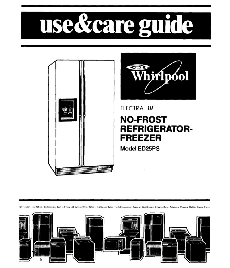 Whirlpool ED25PS Use & care guide