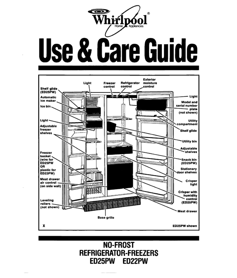 Whirlpool ED25PW Use & care guide