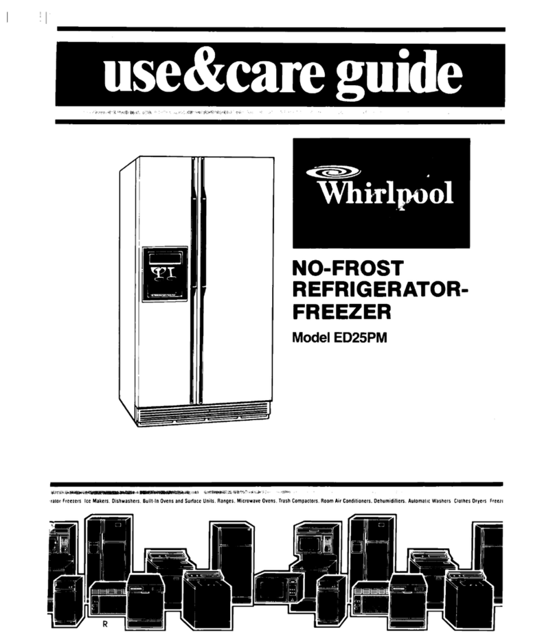 Whirlpool ED25PM Use & care guide
