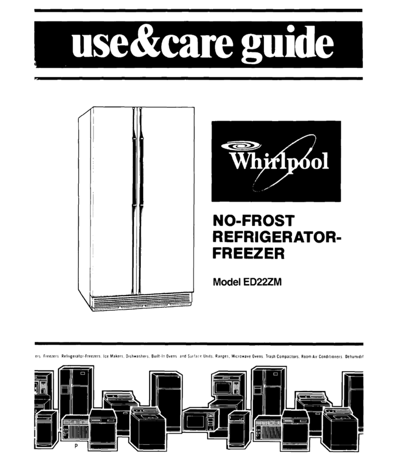 Whirlpool ED22ZM User manual