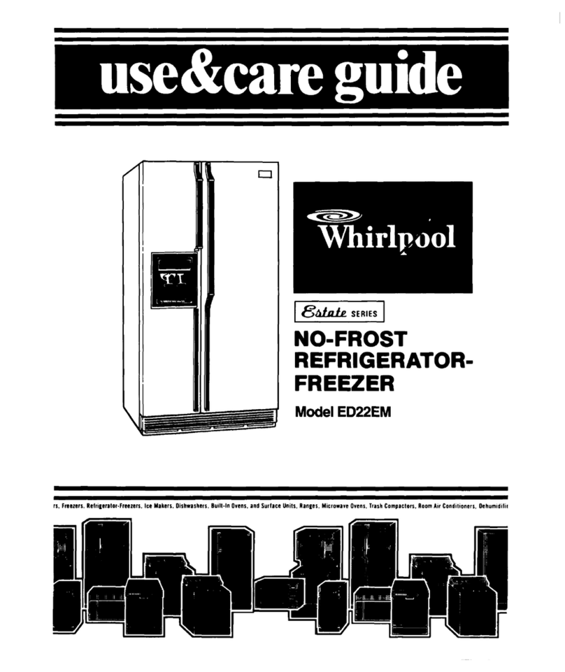 Whirlpool ED22EM Use & care guide