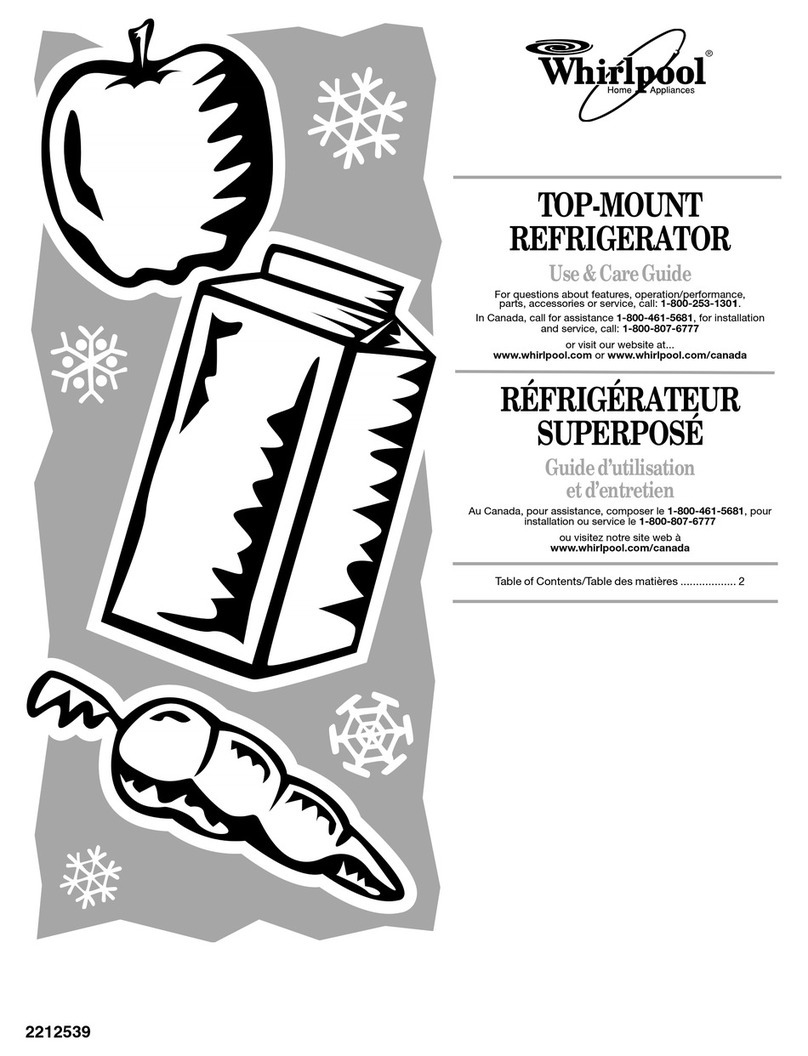 Whirlpool 2212539 Use & care guide