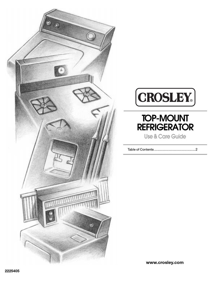 Whirlpool 2225405 Refrigerator use & care guide