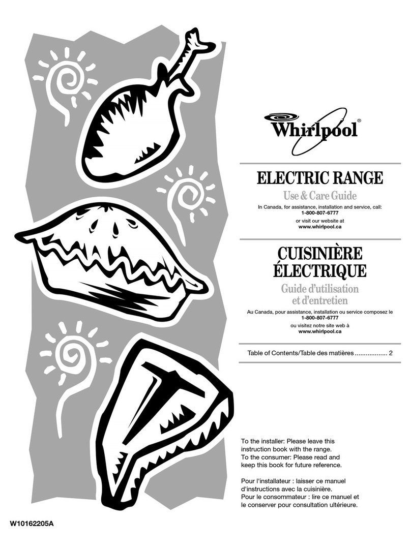 Whirlpool W10162205A Use and care guide