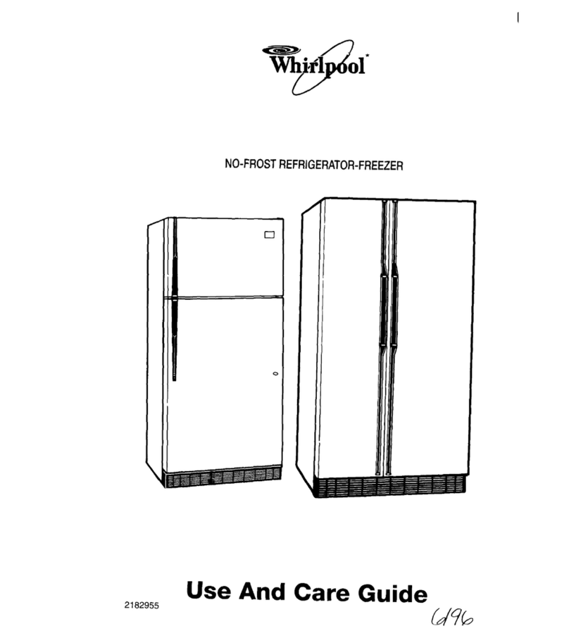 Whirlpool 3VED23DQDW00 User manual