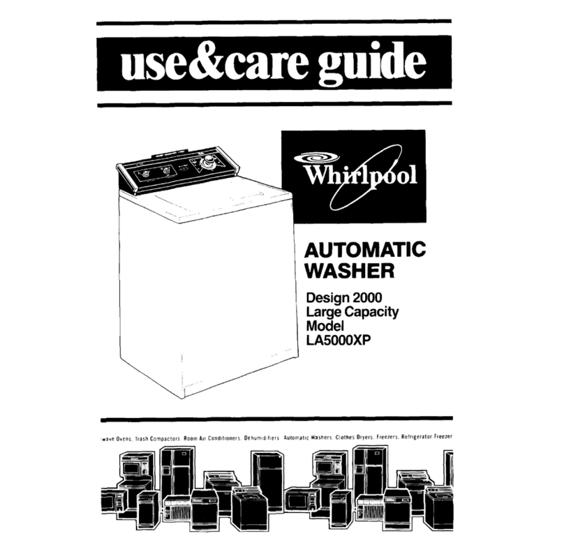 Whirlpool LA50000XP Use & care guide