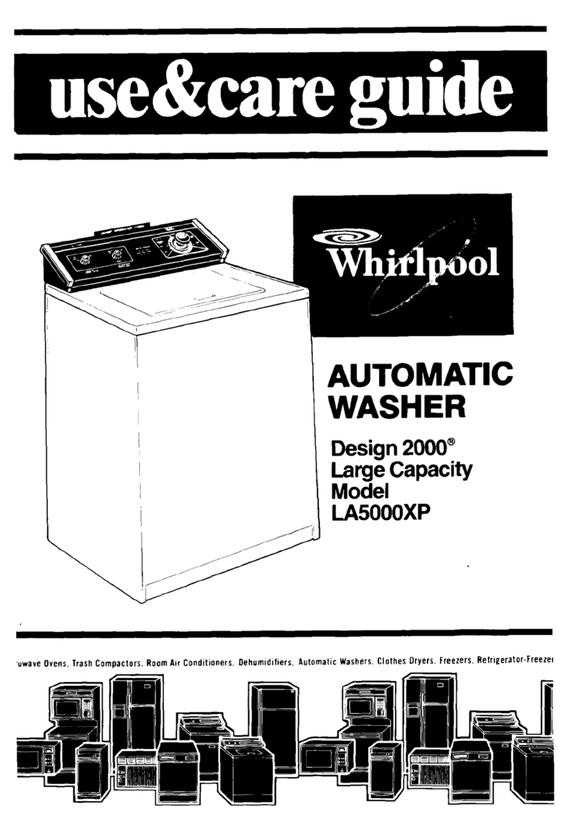 Whirlpool LA5000XP Use and care guide