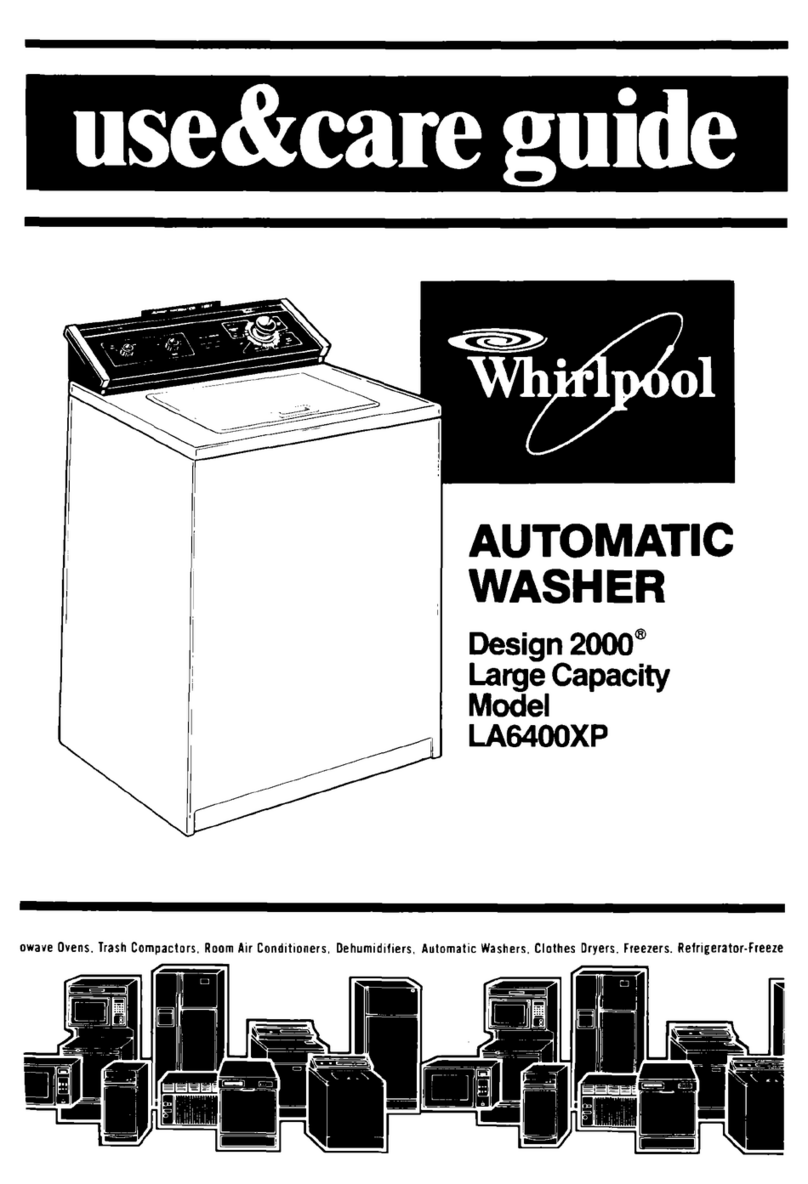 Whirlpool LA64ooXP Use & care guide