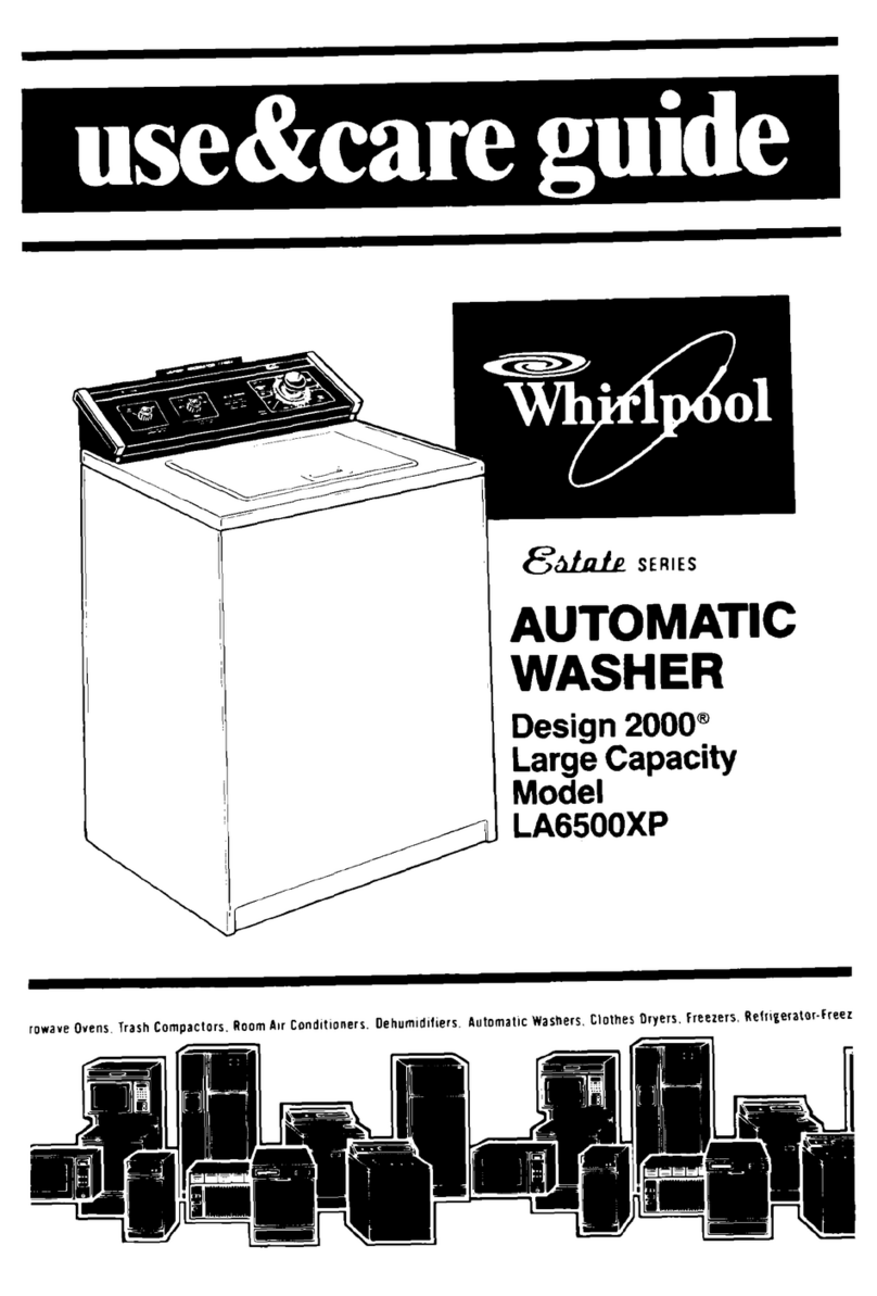 Whirlpool LA6500XP User manual Whirlpool LA6500XP User manual