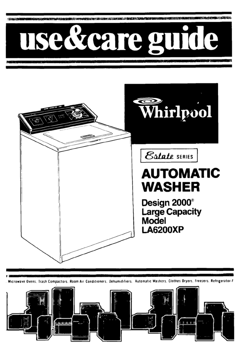 Whirlpool LA6200XP Use & care guide