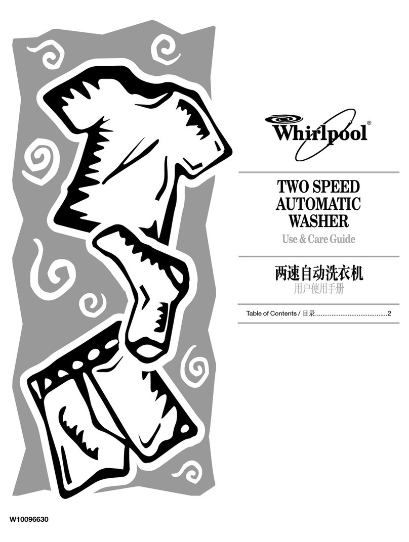 Whirlpool Compact Washe User manual