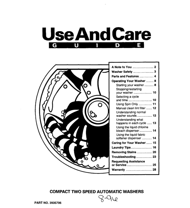 Whirlpool CCW5264EW0 User manual