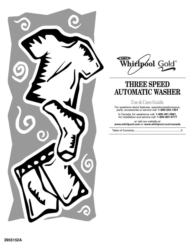 Whirlpool Gold GST9675JQ1 User manual