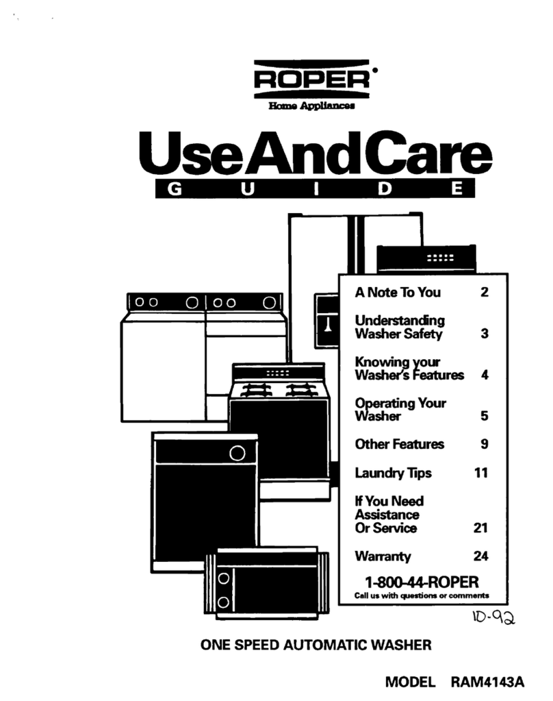 Whirlpool RAM4143A Use and care