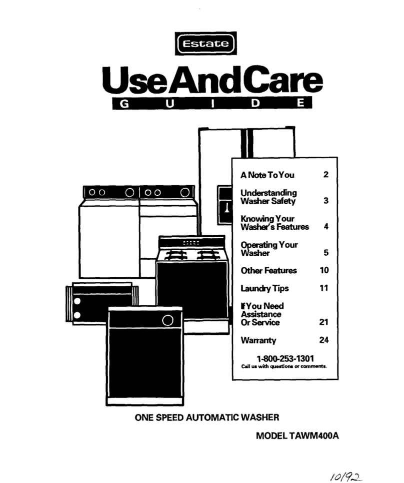 Whirlpool TAWM400A Use & care guide Whirlpool TAWM400A Use & care guide