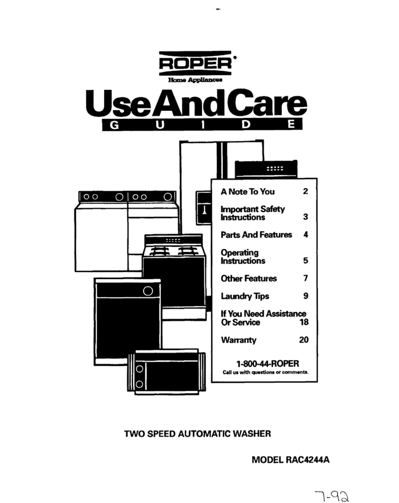 Whirlpool RAC4244A user guide