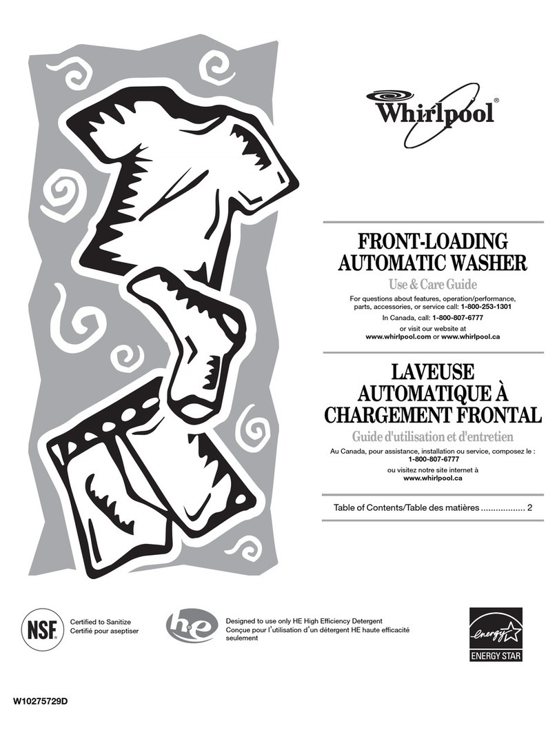 Whirlpool W10275729D Use and care guide