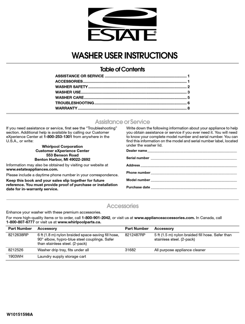 Whirlpool W10151598A User instructions