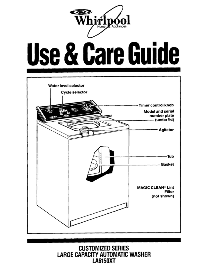 Whirlpool LA6l5OXT User manual