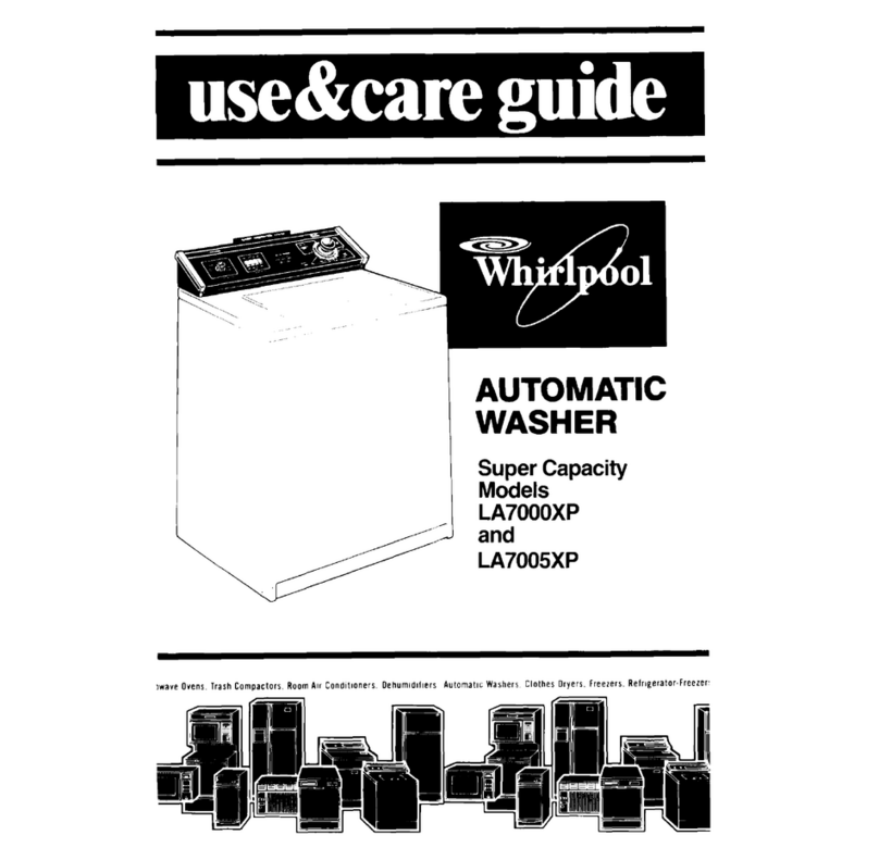 Whirlpool LA7000XP User manual