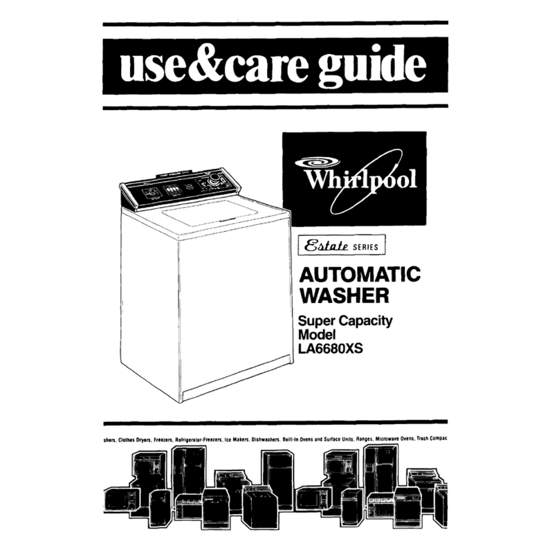 Whirlpool LA668OXS Use & care guide