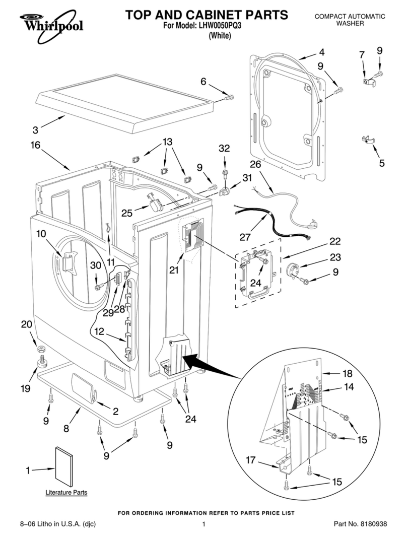 Whirlpool LHW0050PQ3 parts list