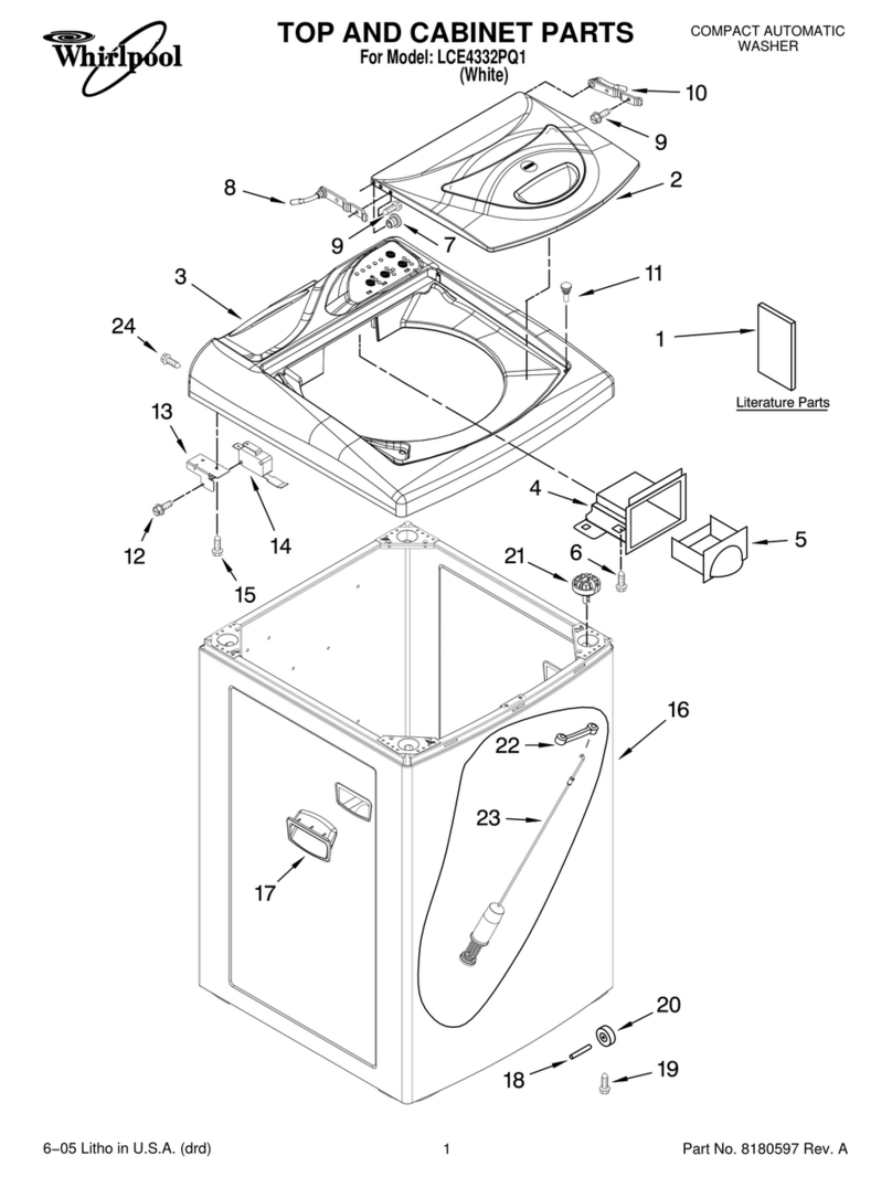 Whirlpool LCE4332PQ1 parts list