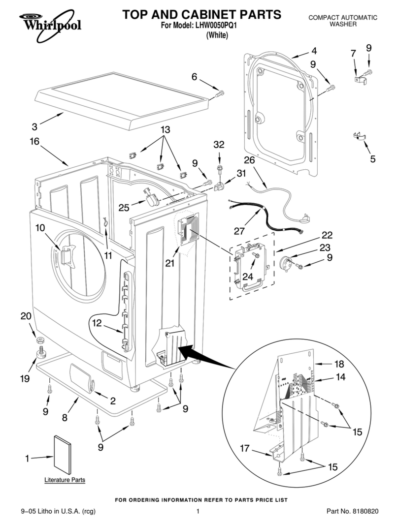 Whirlpool LHW0050PQ1 parts manual