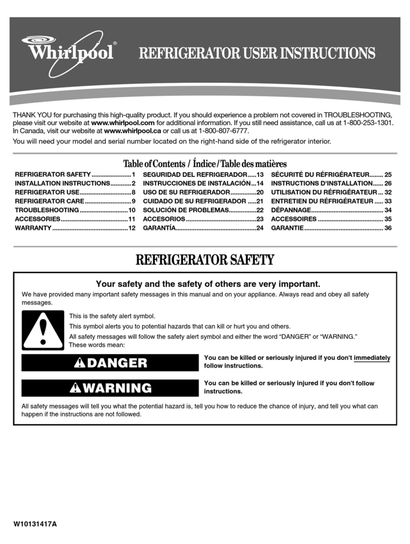 Whirlpool W10131409A User instructions
