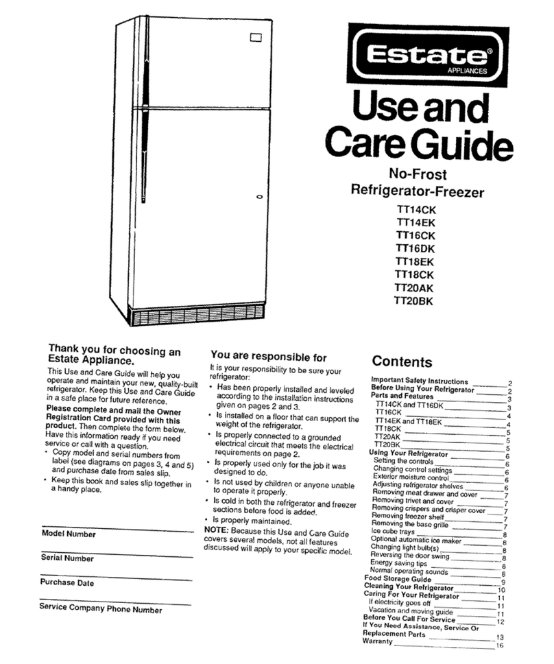 Whirlpool TT14EK Installation instructions