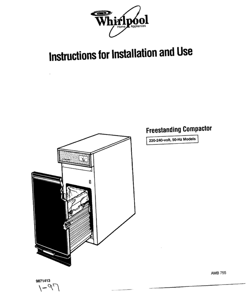 Whirlpool 220-240~volt Instructions for installation and use