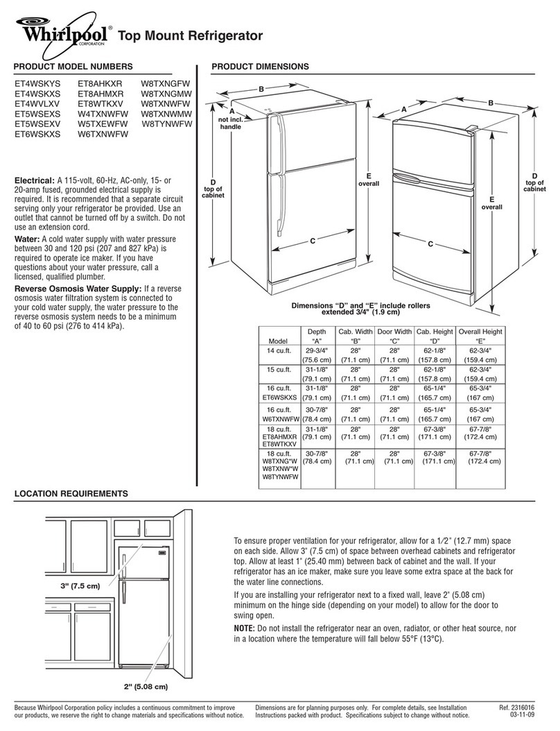 Whirlpool W8TXNGMW User instructions