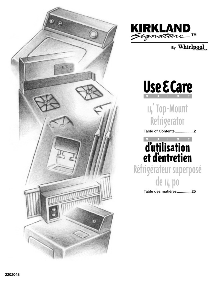 Whirlpool Kirkland Signature ST14CKCHW00 Use & care guide