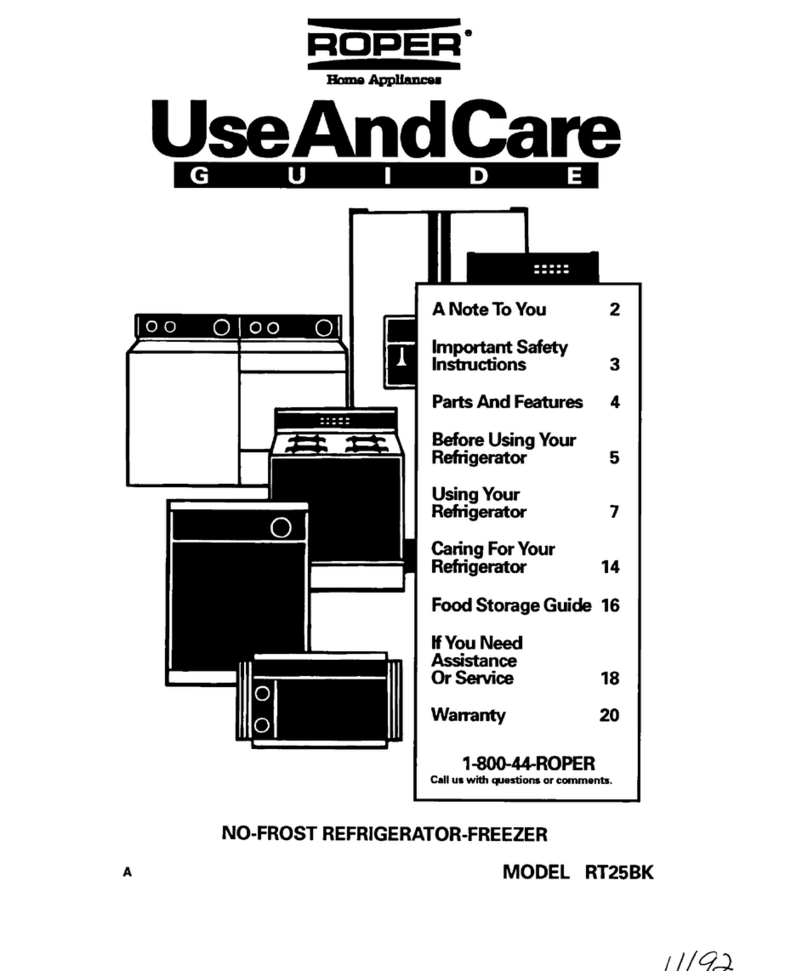 Whirlpool RT25BK Installation instructions