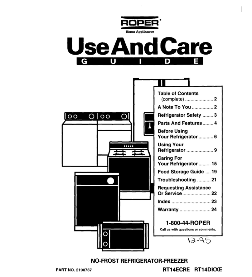 Whirlpool RT14DKXE Installation instructions